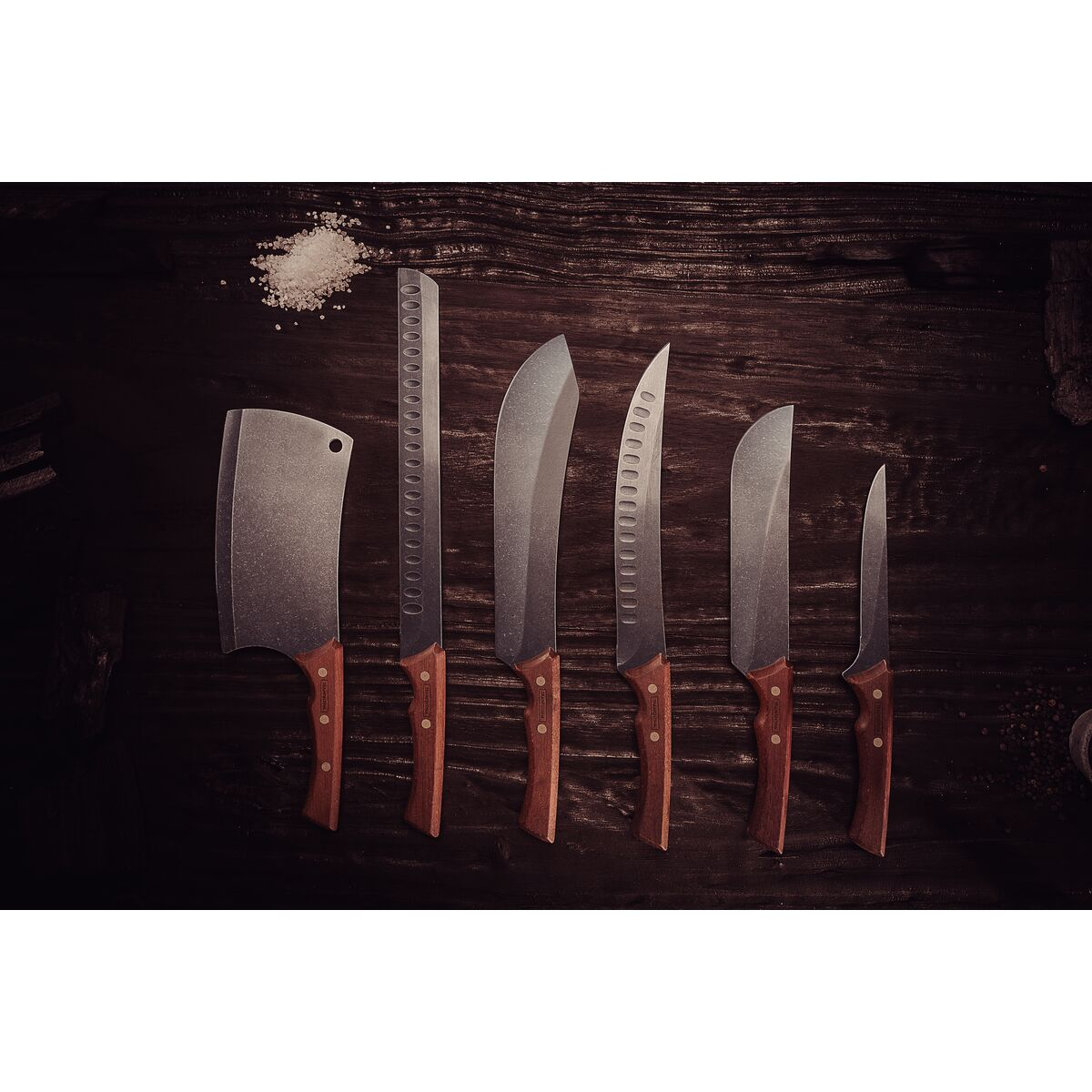 Vuoi comprare i coltelli da cucina Tramontina Churrasco Black? Da  Kniveandtools