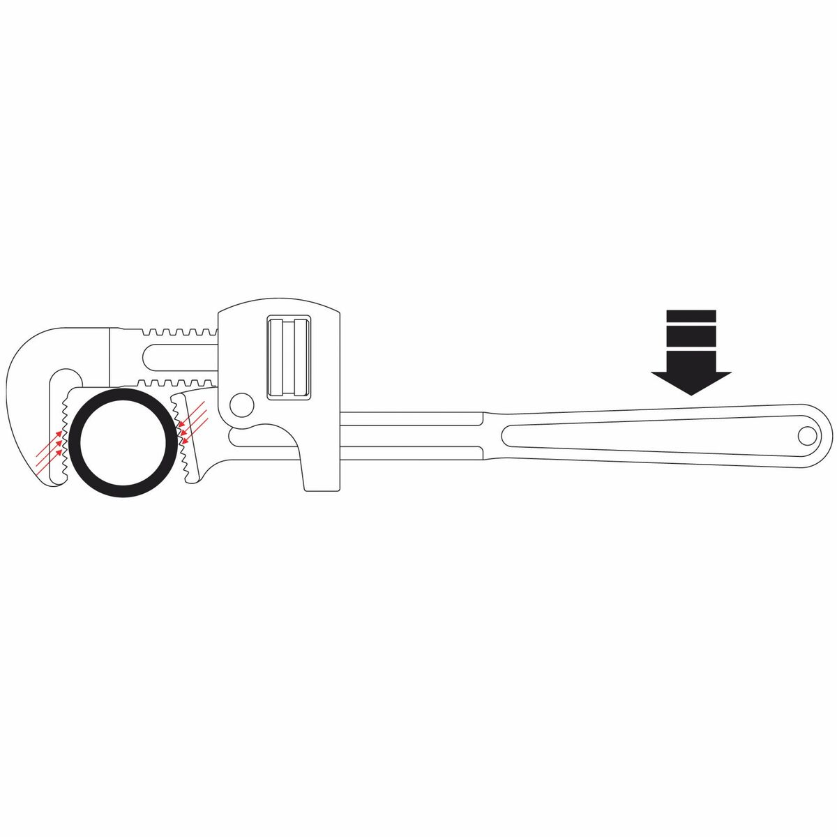 Llave de Cadena para Tubo 18 Tramontina PRO