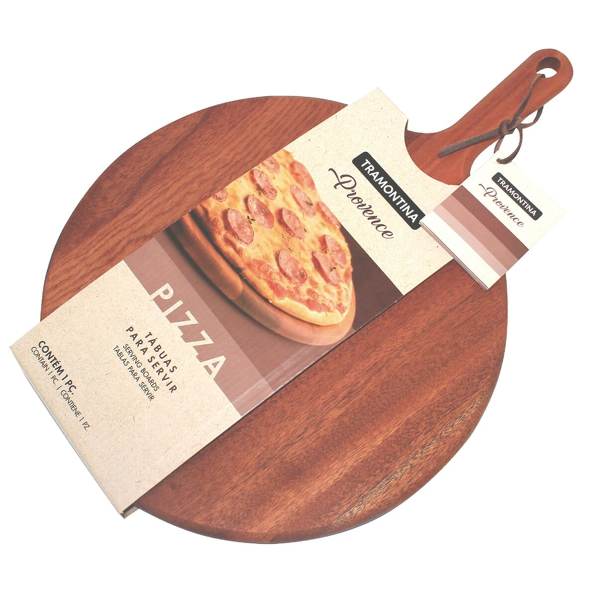 Tramontina Provence 42 cm African mahogany pizza board