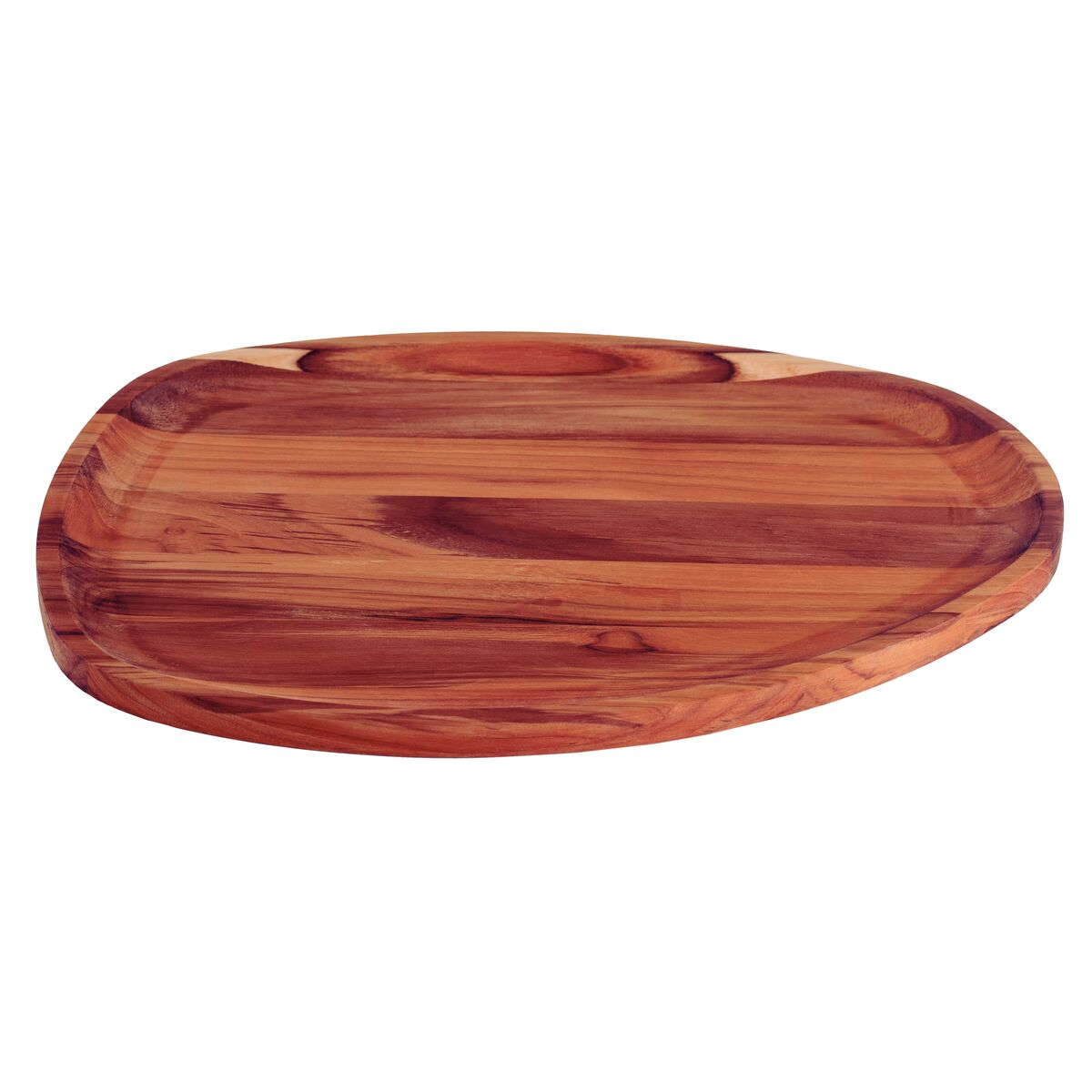 Tramontina Organic Barbecue Serving Dish in FSC teak wood with mineral oil finish 44x33 cm