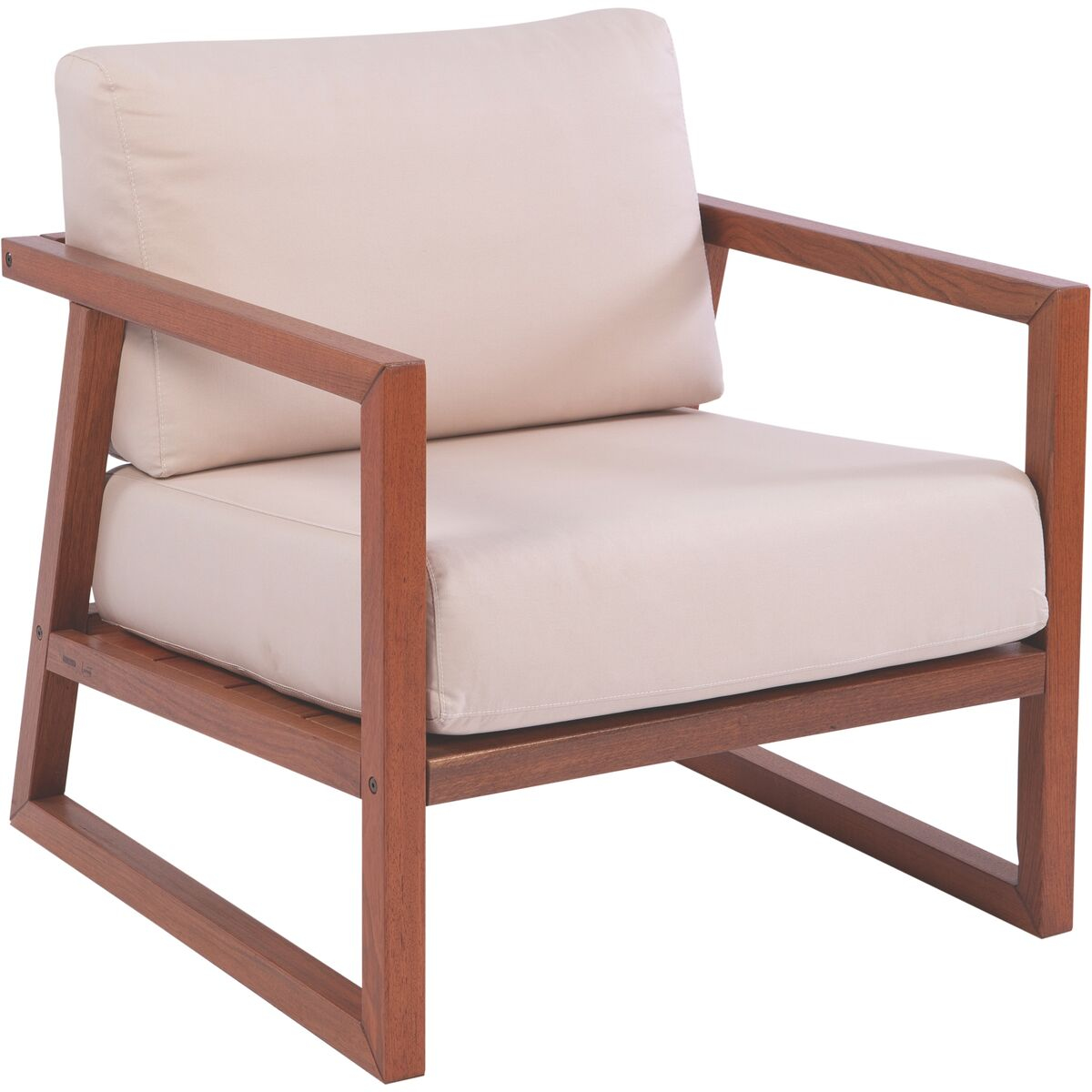
Tramontina Lanati FSC Jatobá Wood Armchair with Wood Backrest
