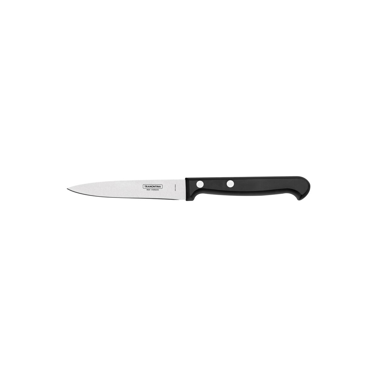 Tramontina Ultracorte 4" Vegetable and Fruit Knife with Stainless-Steel Blade and Black Polypropylene Handle