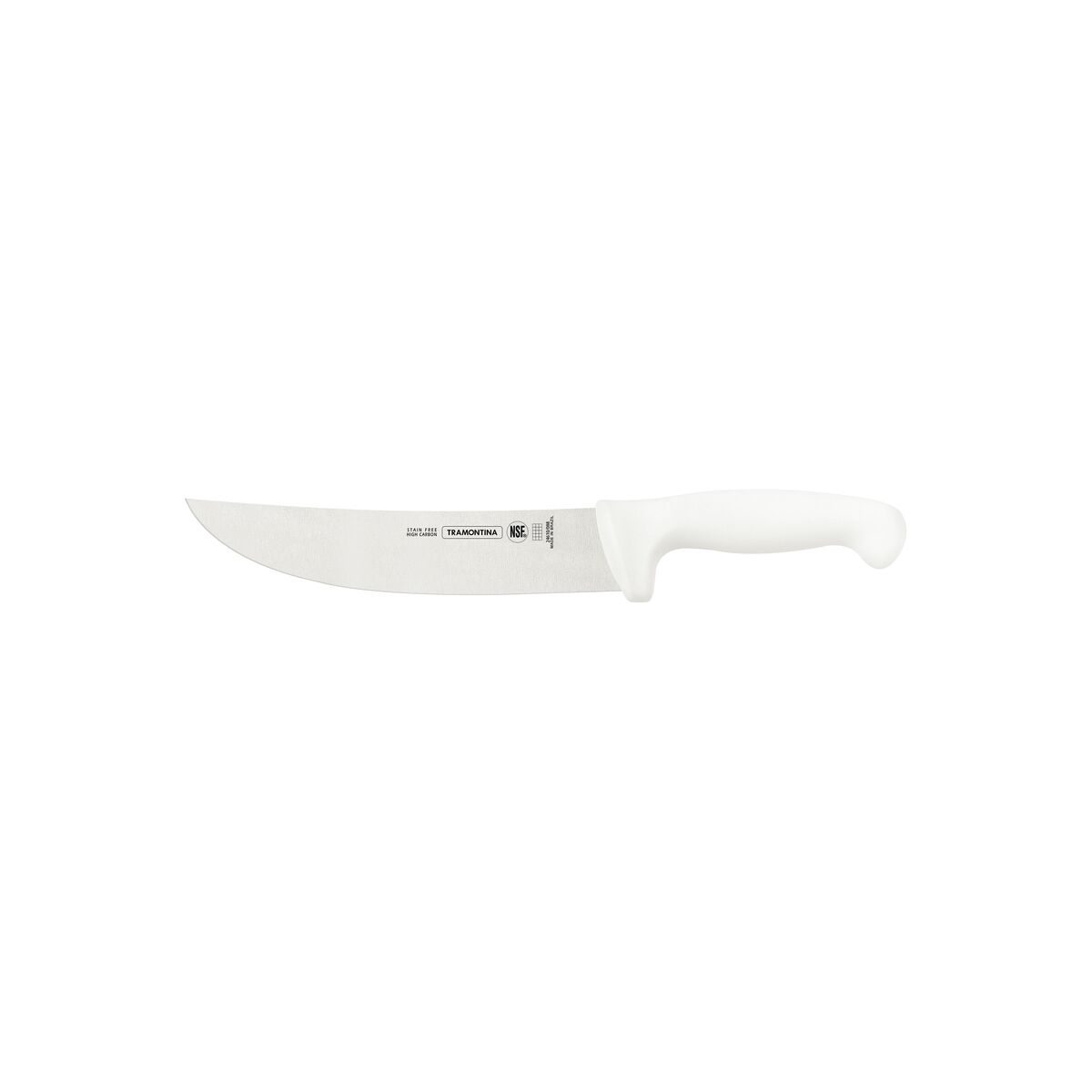 Tramontina Professional 8" Meat Knife with Stainless-Steel Blade and White Polypropylene Handle