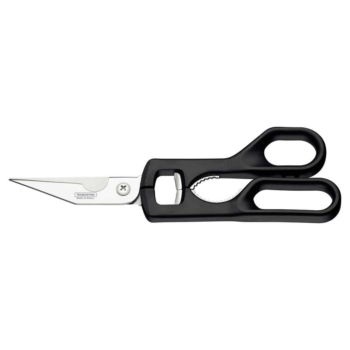 Tramontina Supercort Carving Scissors with Stainless-Steel Blades and Onyx Polypropylene Handle, 9"