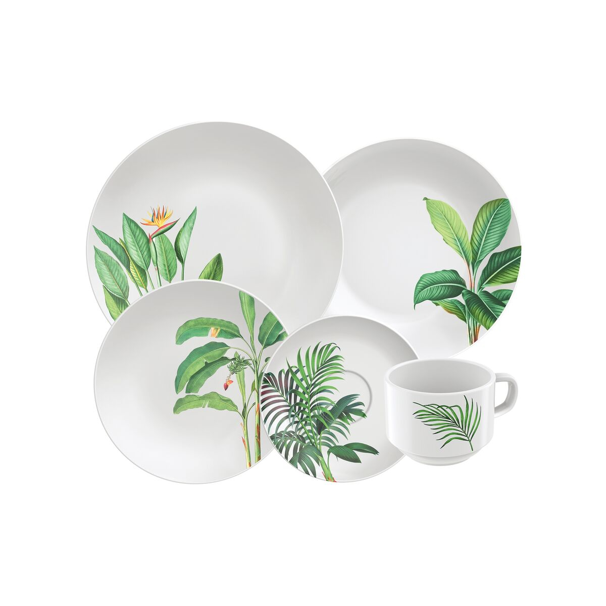 Tramontina Graziela Underglaze Porcelain Dinnerware 20 piece