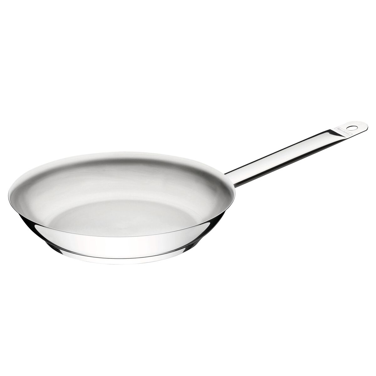 Tramontina Professional 30 cm 2.9 L shallow stainless steel frying pan with long handle and tri-ply base