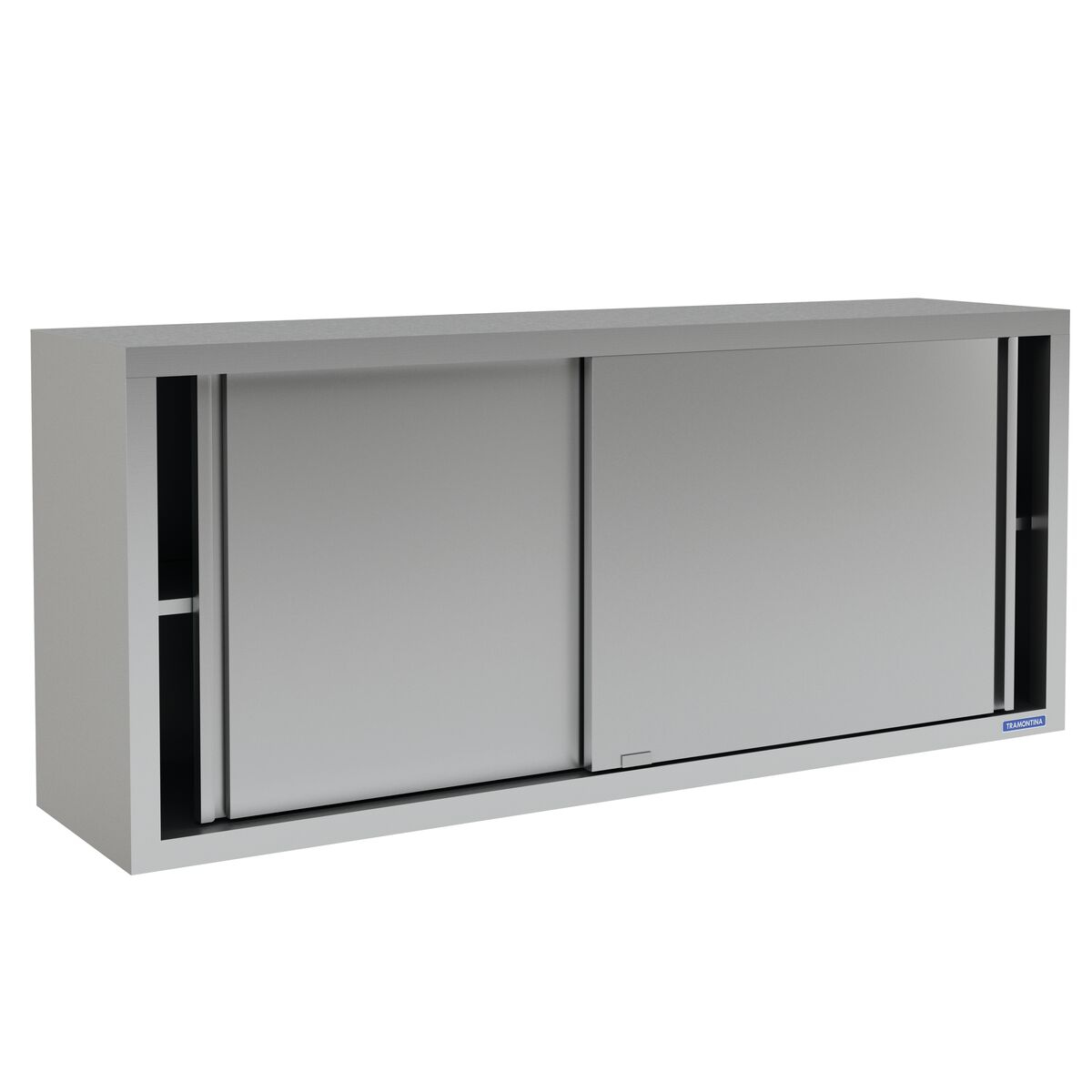 Stainless Steel Wall Cupboard with sliding doors 1200x400mm