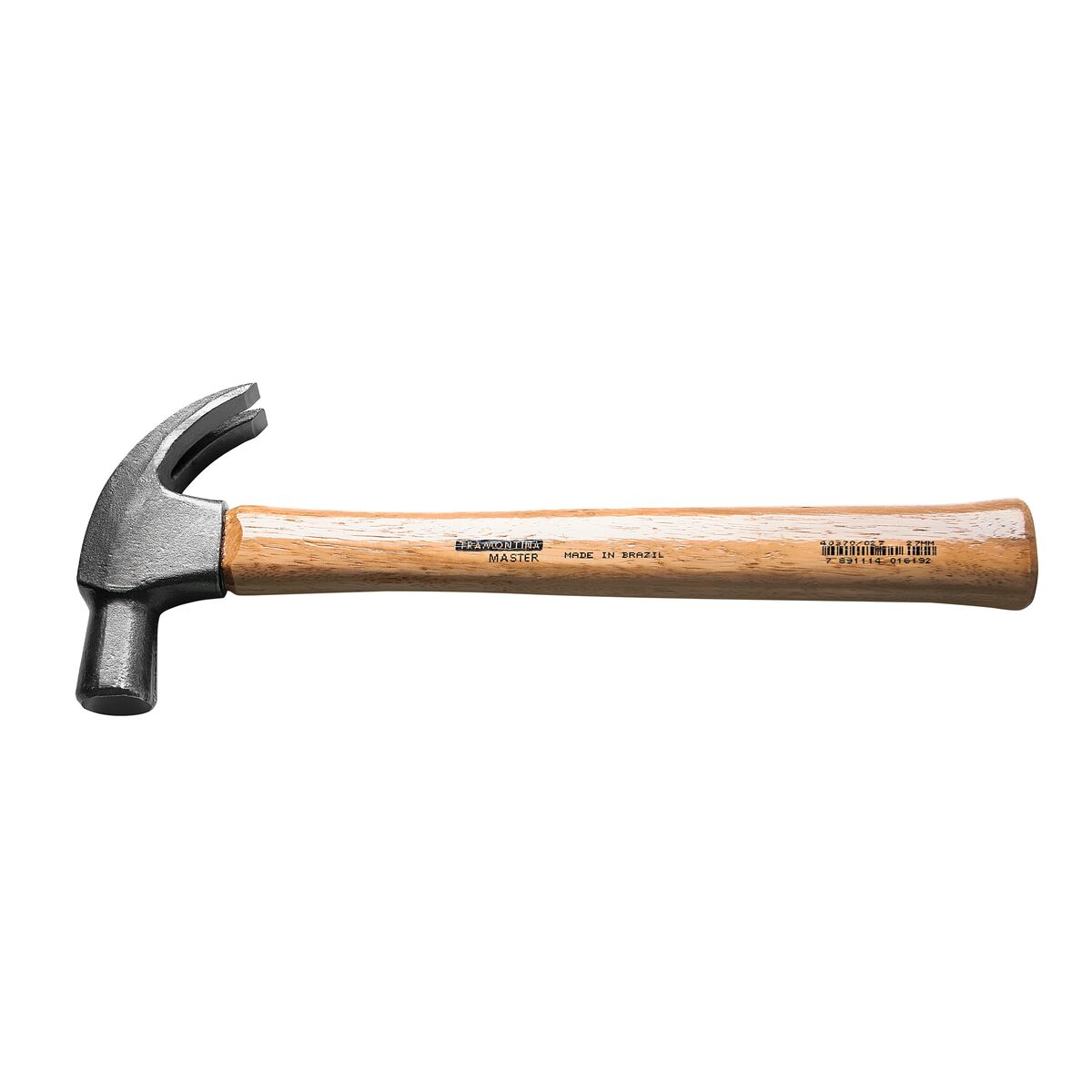 Shot blasted hardwood handle 18 mm Claw hammer