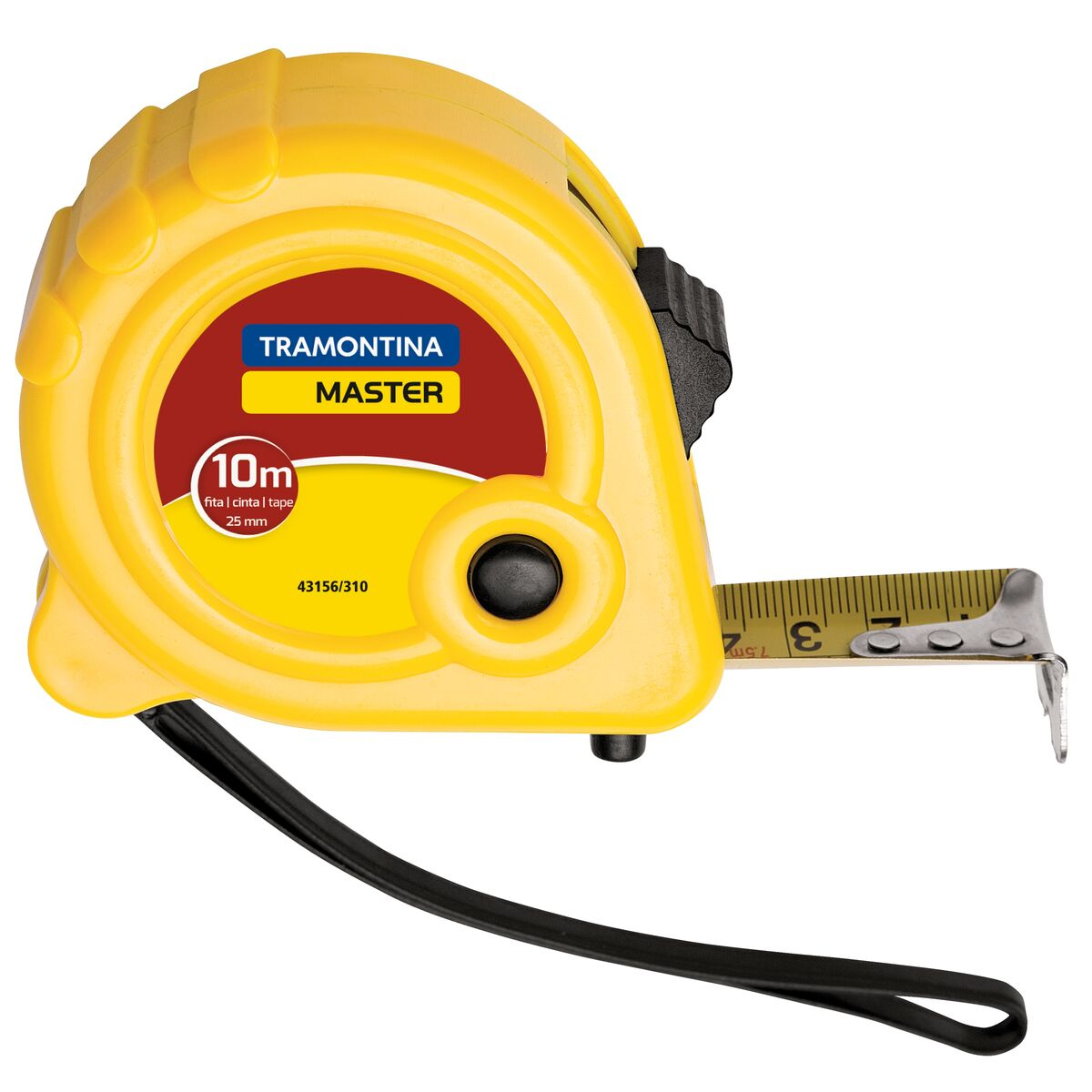 10 m Measuring tape with lock system