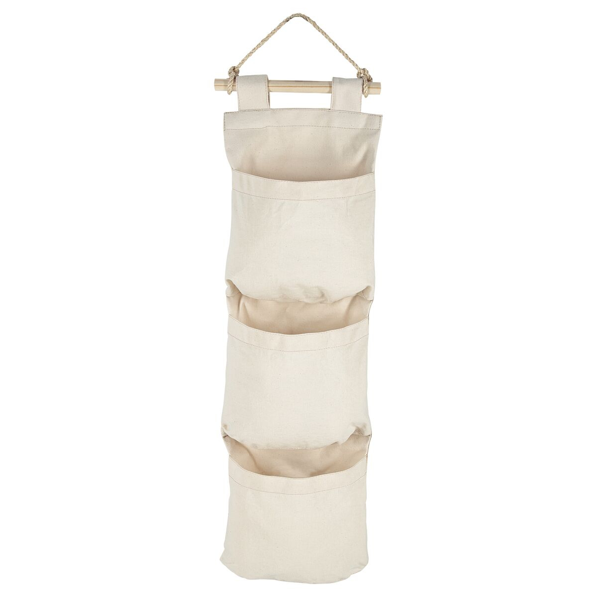 
Tramontina Organizer in Natural Canvas with 3 Pockets and Rope for Hanging

