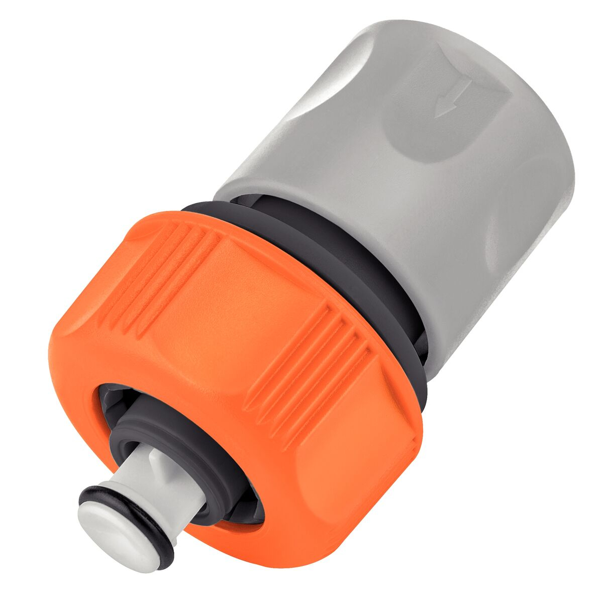 Tramontina Plastic Quick Connector with Aquastop for 5/8" and 3/4" Hoses