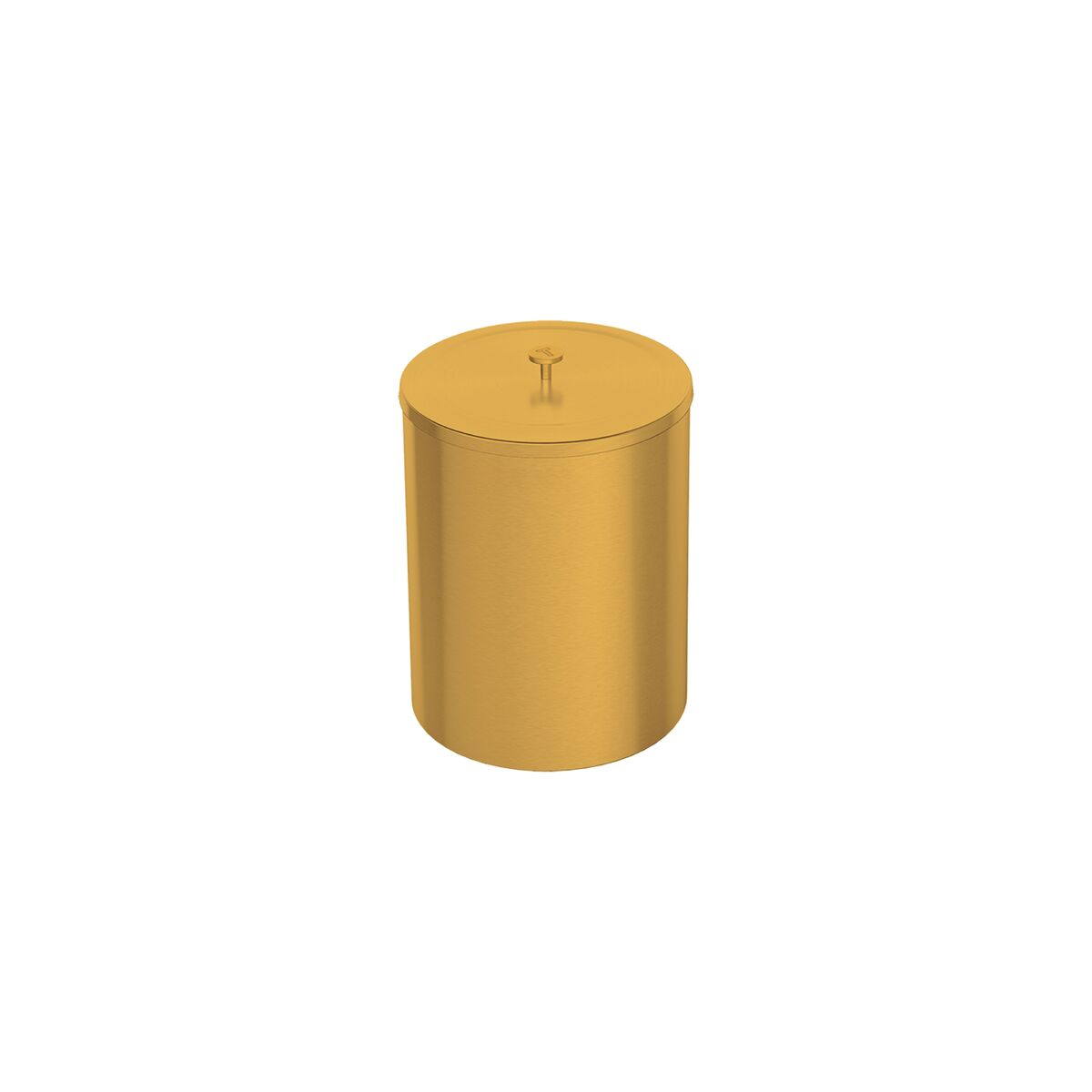 Lixeira Tramontina Útil em Aço Inox Scotch Brite com revestimento especial a base de verniz Gold 5 L
