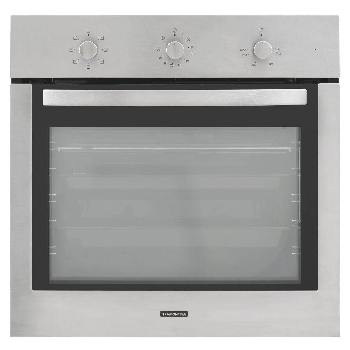 Tramontina 7 settings, 71L stainless steel built-in electric oven