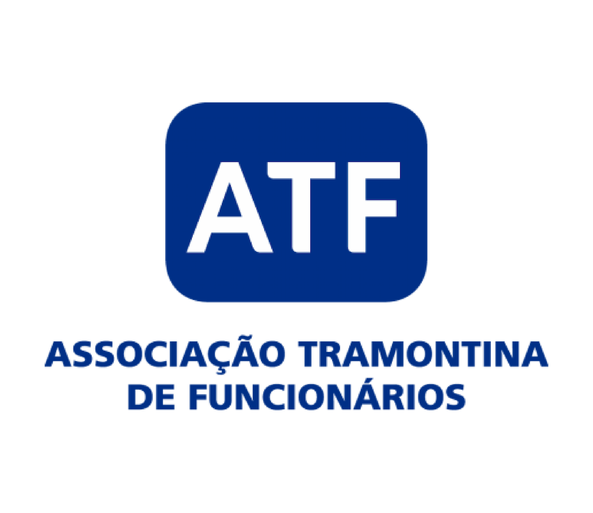 Logotipo ATF: Associação Tramontina de Funcionários.