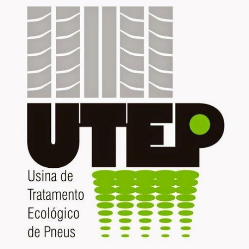 Logotipo UTEP: Usina de Tratamento Ecológico de Pneus. 
